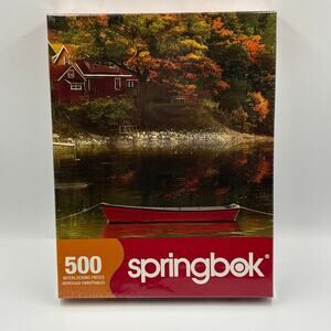 New Springbok Autumn Cove Jigsaw Puzzle 500 Pc. Sealed